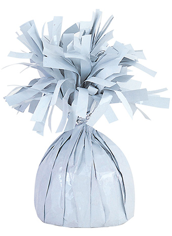 Balloon Weights - Foil - White - 12 Stuks