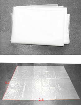 Balloon Bags - Transparent - 120 x 240cm - 10 St.