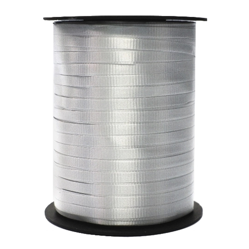 [B903S] Ribbed Ribbon - Silver - 5mm - 450m