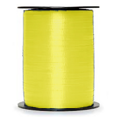Ribbed Ribbon - Yellow - 5mm - 450m