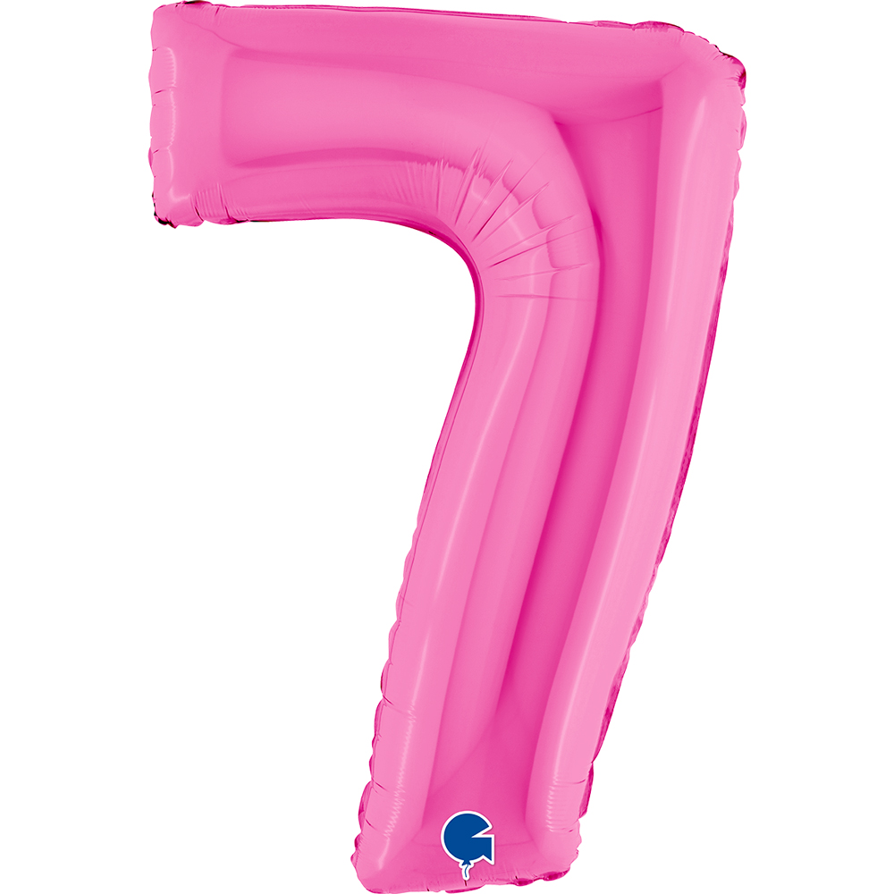 Number 7 - Fuchsia - 40 inch - Grabo