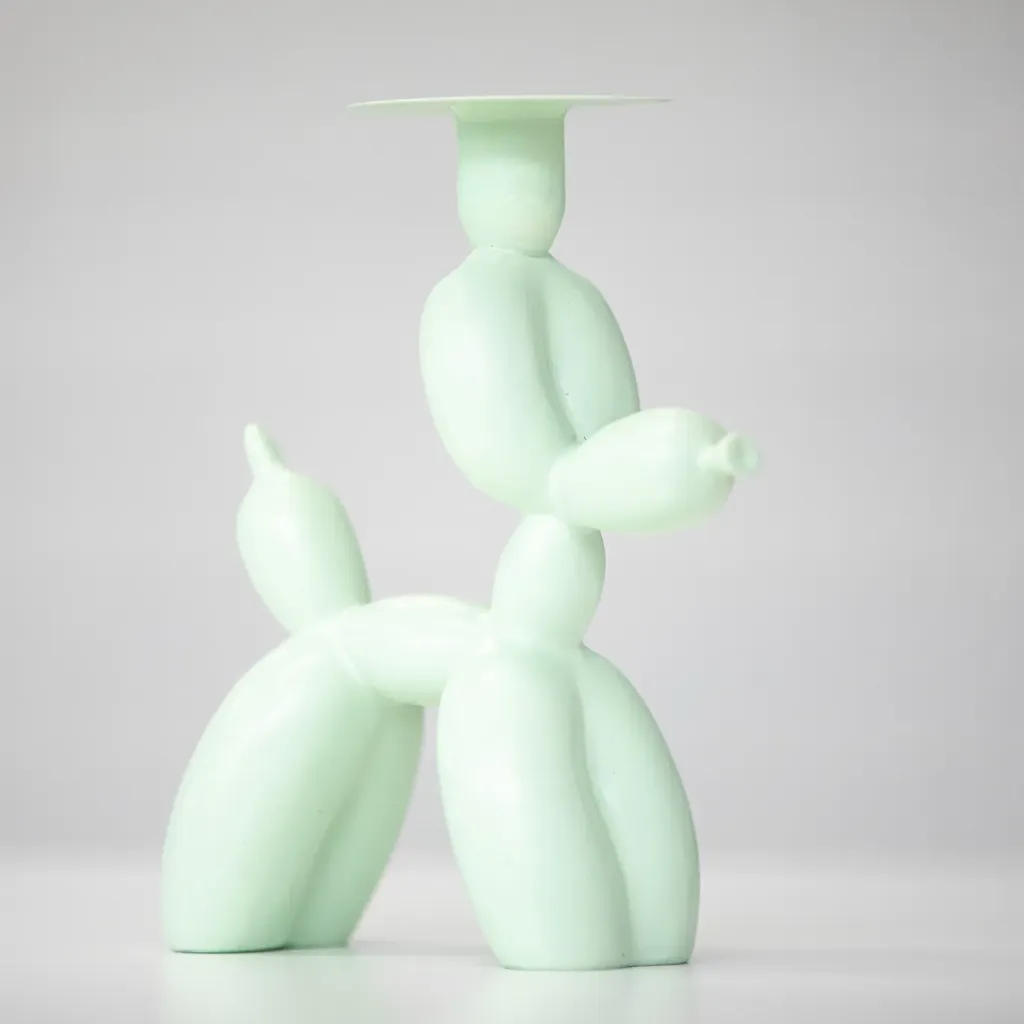 Ballonnenhond Kandelaar - Pastel Groen