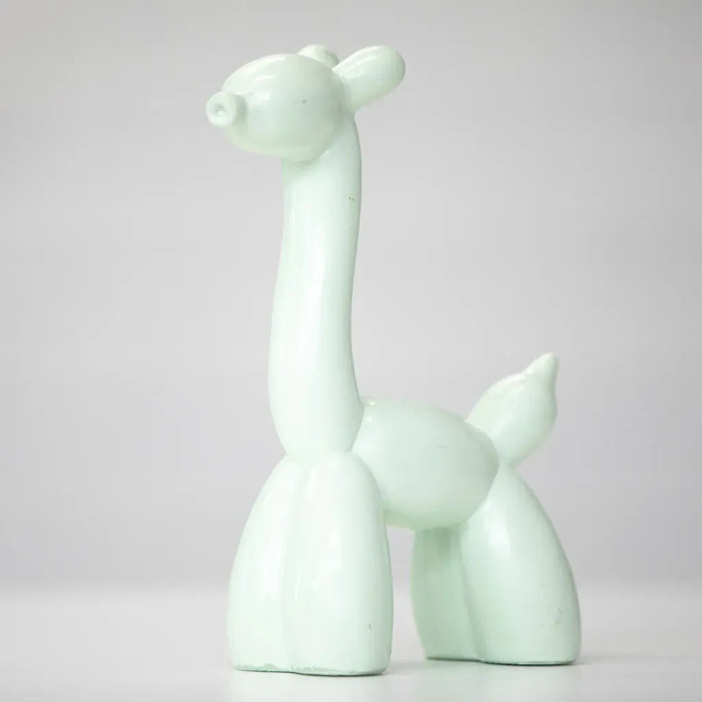 Ballonnengiraffe Sculptuur - Pastel Groen