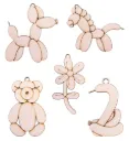 Christmas Tree Ornaments - 5x Balloon Classics