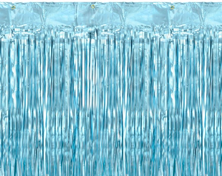 [CRT-001] Party Curtain Backdrop - Blue