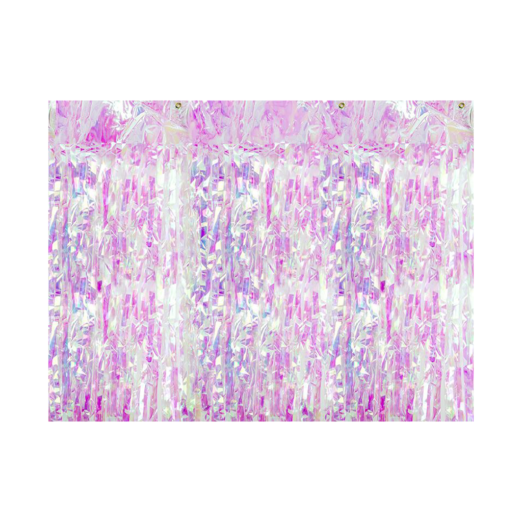 Party Curtain Backdrop - Iridescent