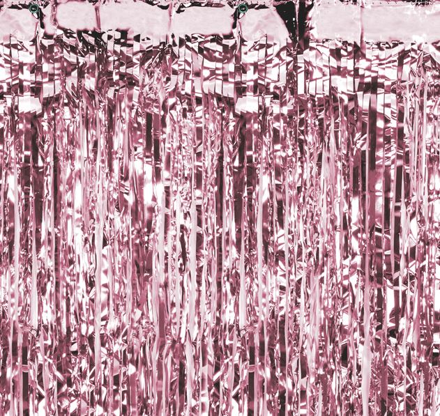 Party Curtain Backdrop - Rose Gold