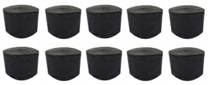 Crepe Streamer - Black - 10 Pcs