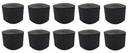 Crepe Streamer - Black - 10 Pcs