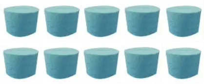 Crepe Streamer - Light Blue - 10 Pcs