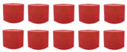 Crepe Streamer - Red - 10 Stuks