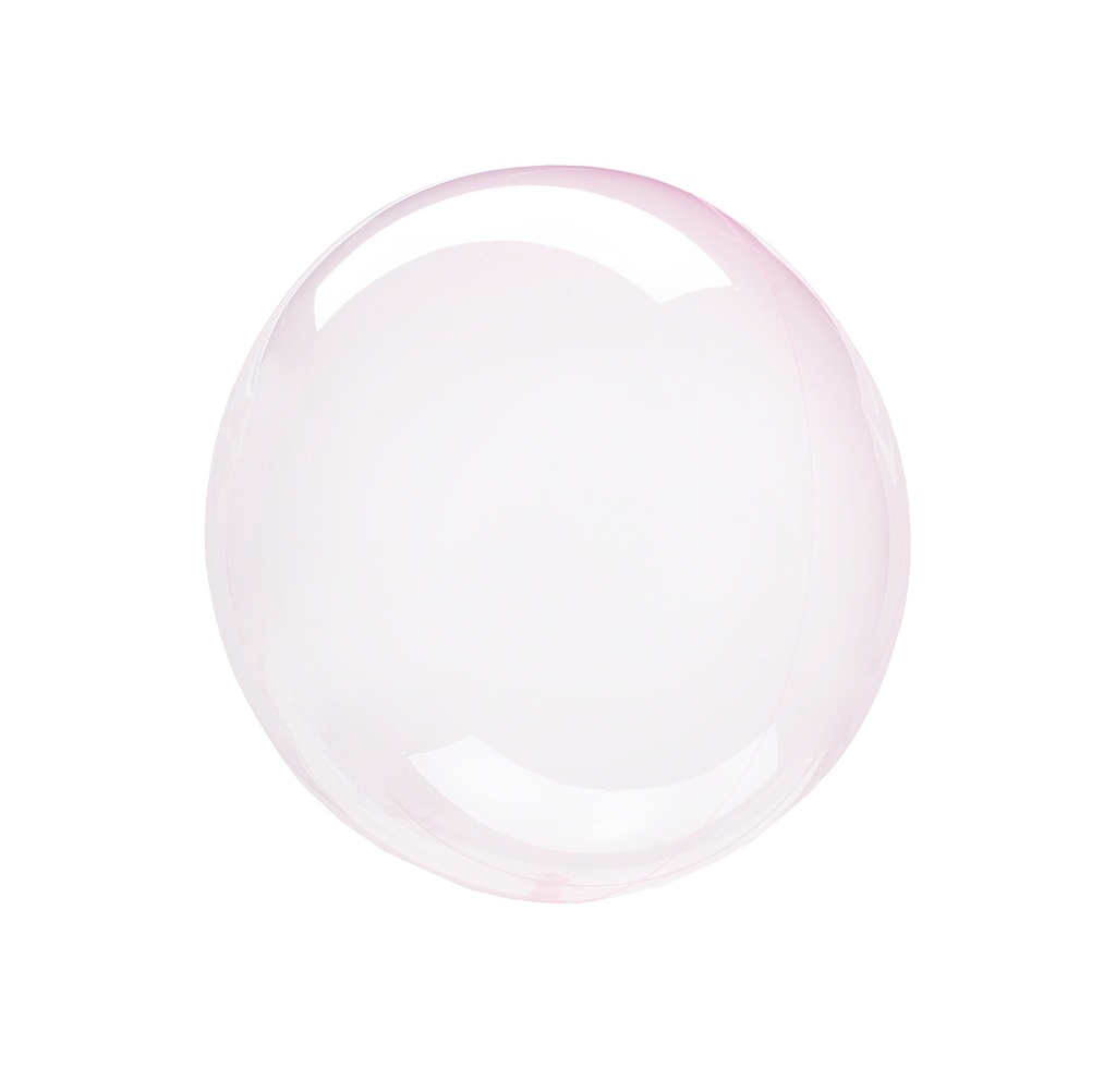 [F524-18] Bobo Bubble Balloon - Crystal Pink - 18 inch
