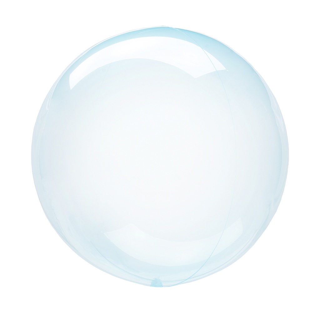 [F527-24] Bobo Bubble Balloon - Crystal Blue - 24 inch