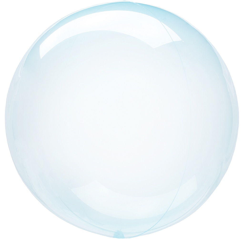 [F527-36] Bobo Bubble Balloon - Crystal Blue - 36 inch
