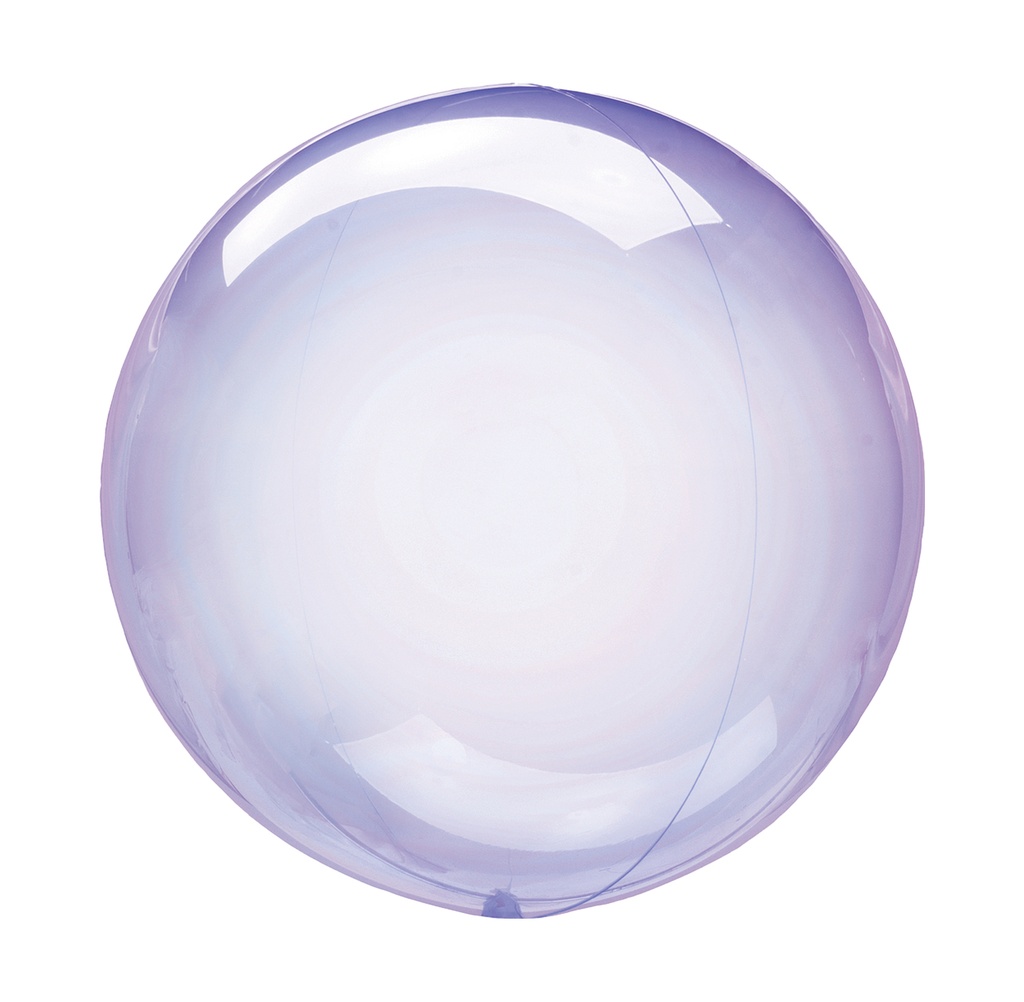 [F529-24] Bobo Bubble Balloon - Crystal Purple - 24 inch