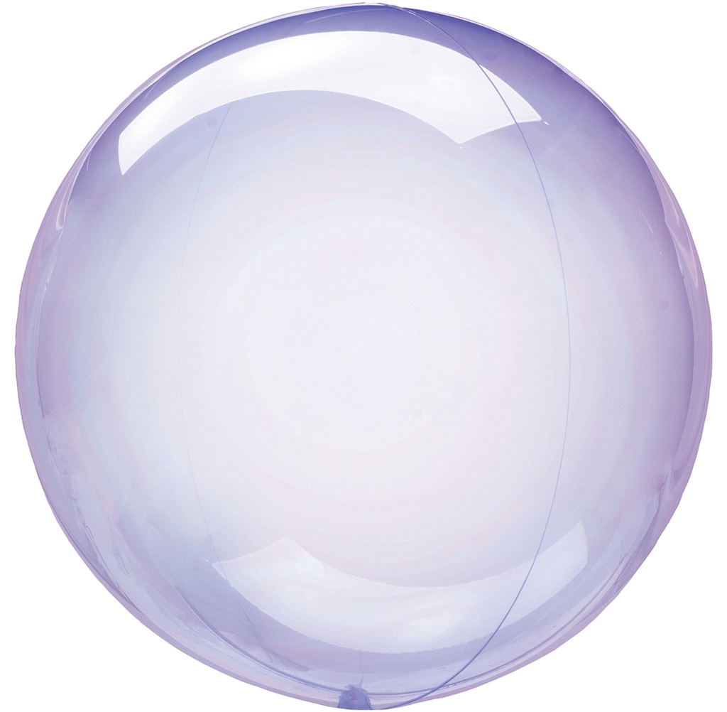 [F529-36] Bobo Bubble Balloon - Crystal Purple - 36 inch