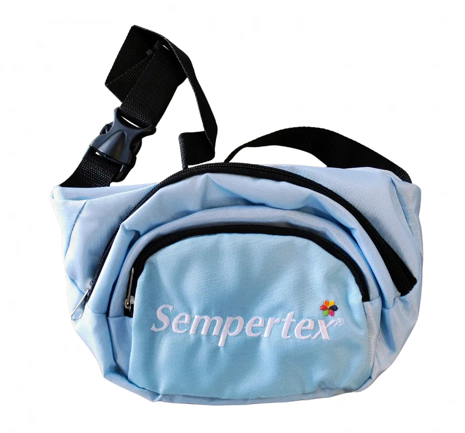 Sempertex - Blauw Heuptasje - Met logo - 100p