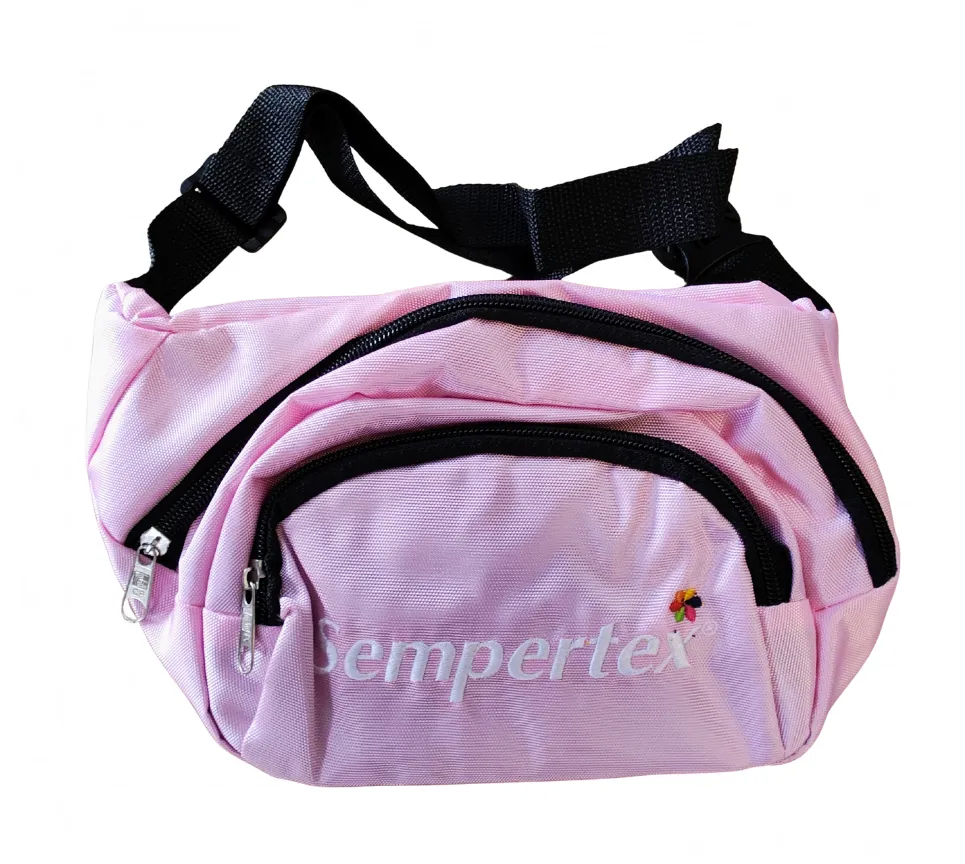 Sempertex - Sac banane rose - Avec logo - 100 unités