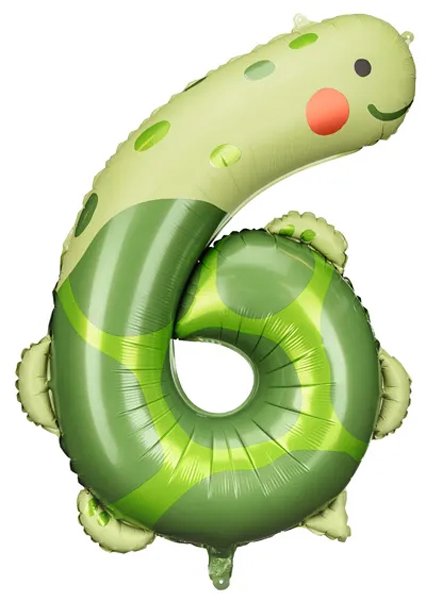 Number 6 - Turtle - 35 inch