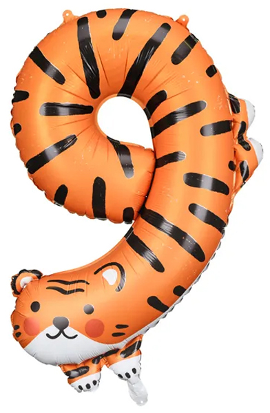 Number 9 - Tiger - 35 inch