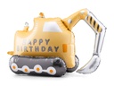 Happy Birthday - Excavator - Airfill - 30 inch