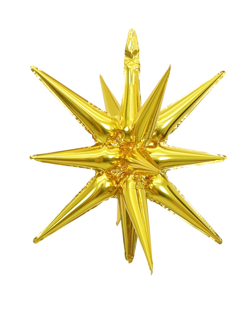 [FG061] Exploding Star - Gold - 27 inch - 5 St.
