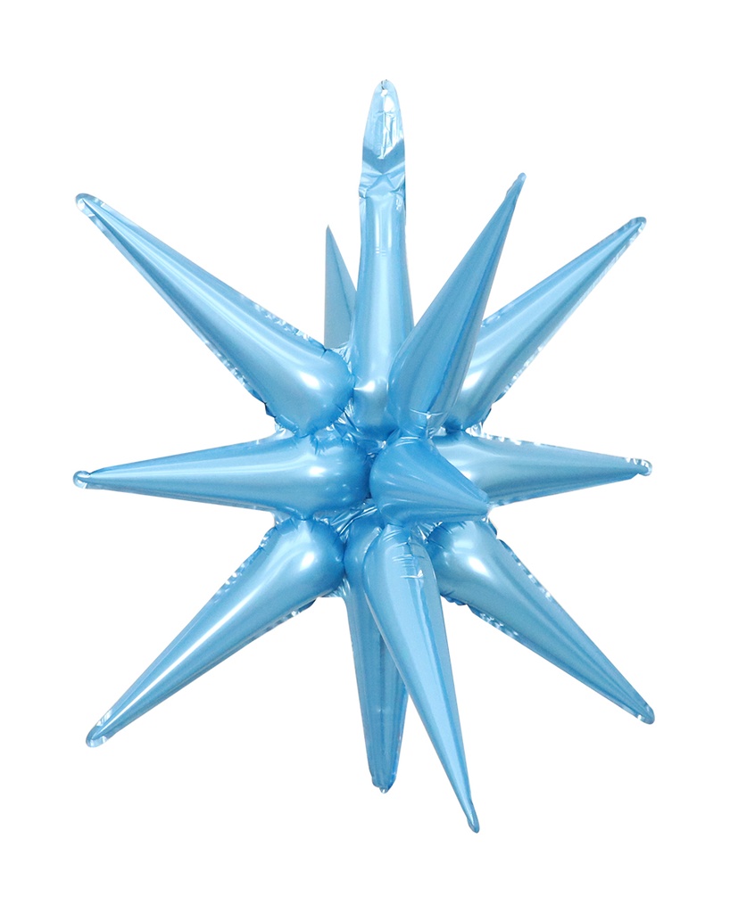 Exploding Star - Light Blue - 27 inch - 5 St.