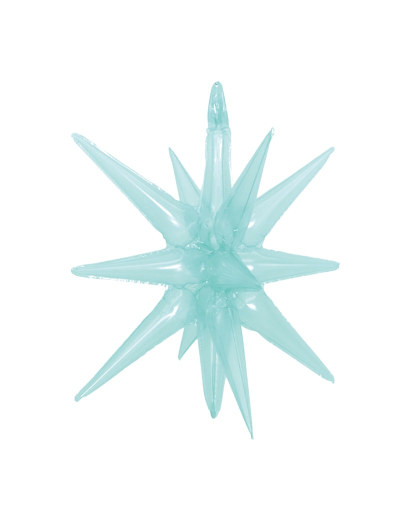 Exploding Star - Crystal Blue - 22 inch - 10 Stuks