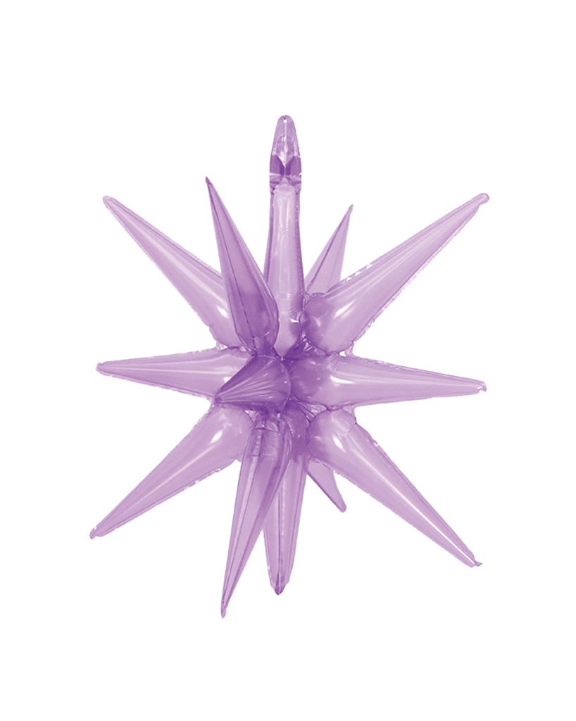 Exploding Star - Crystal Lilac - 22 inch - 10 Pcs