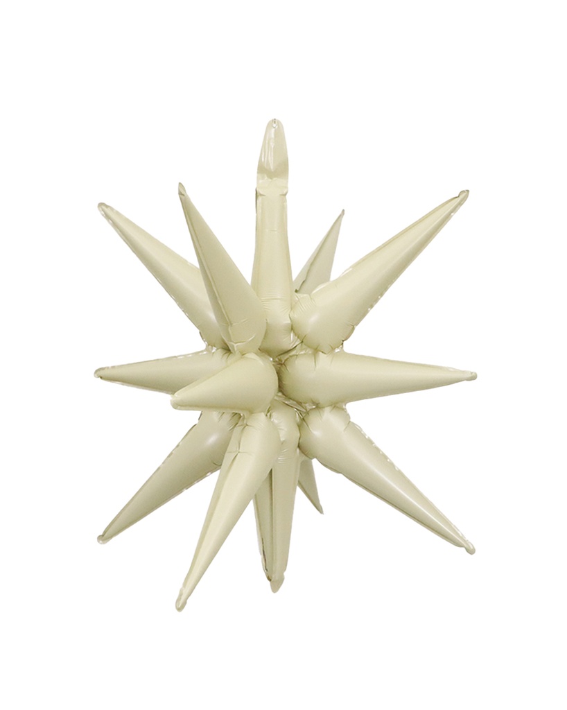 [FG093] Exploding Star - Cream - 22 inch - 10 St.
