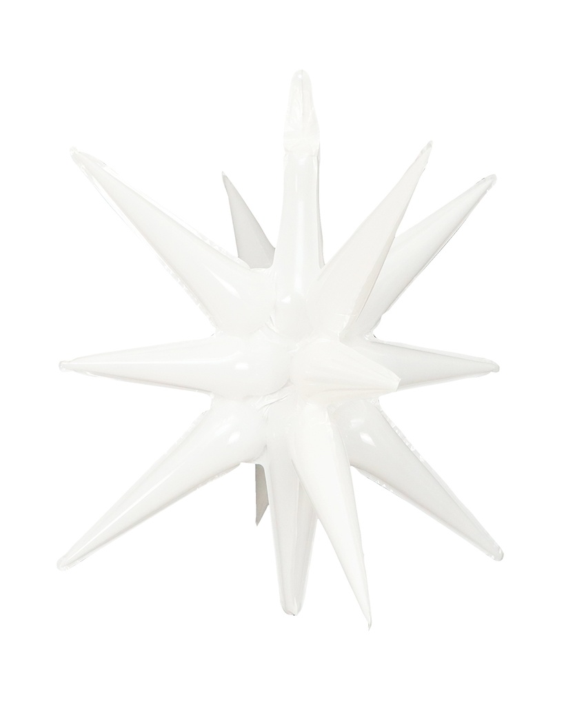 [FG100] Exploding Star - Milky White - 27 inch - 5 St.