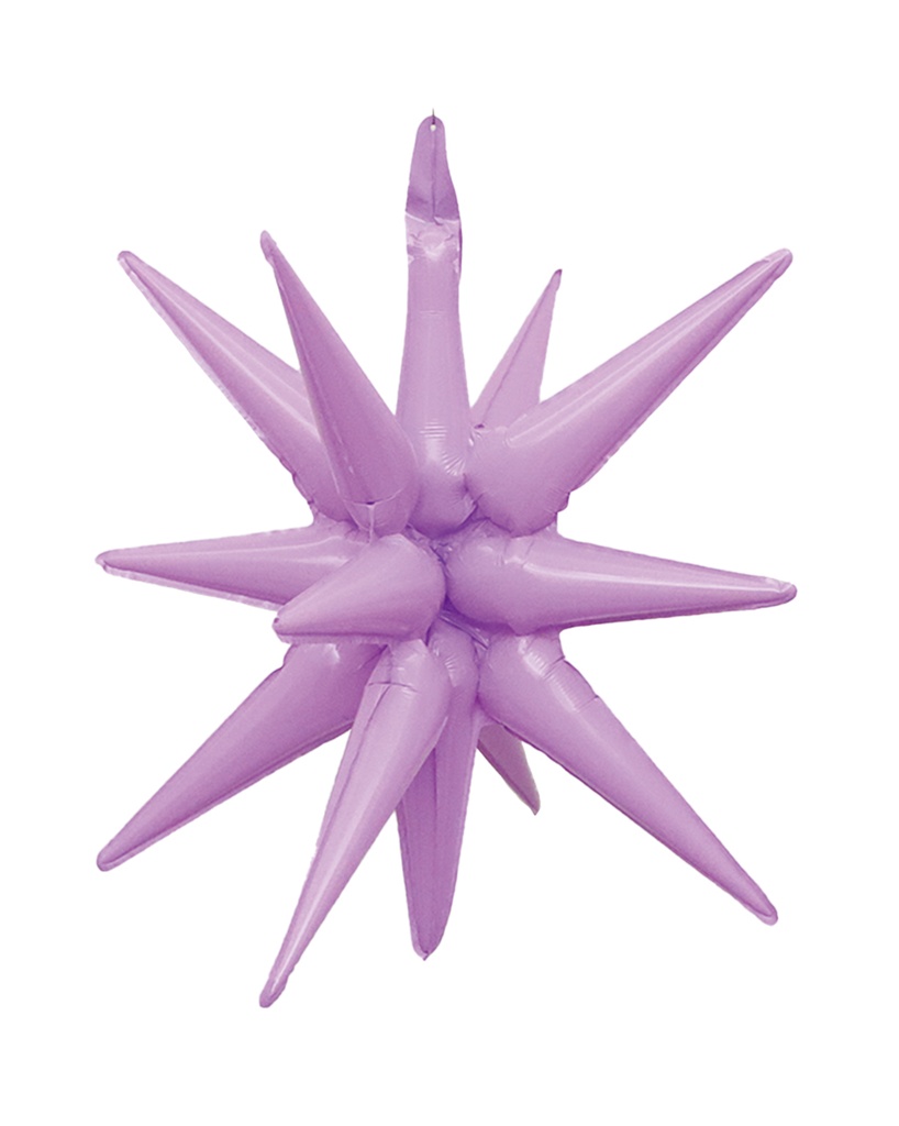 [FG104] Exploding Star - Macaron Purple - 27 inch - 5 Pcs