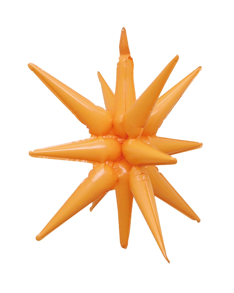 Exploding Star - Macaron Orange - 27 inch - 5 Stuks