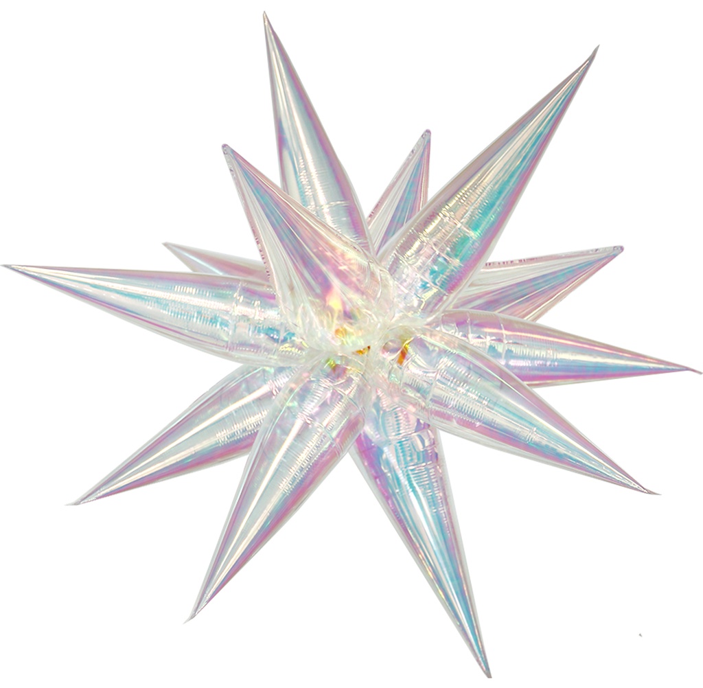 [FG240] Exploding Star - Iridescent - 40 inch
