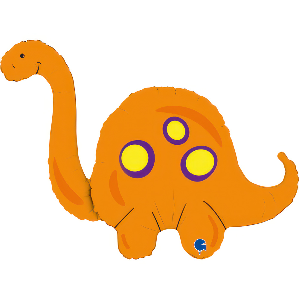 Orange Brontosaurus - 44 inch - Grabo