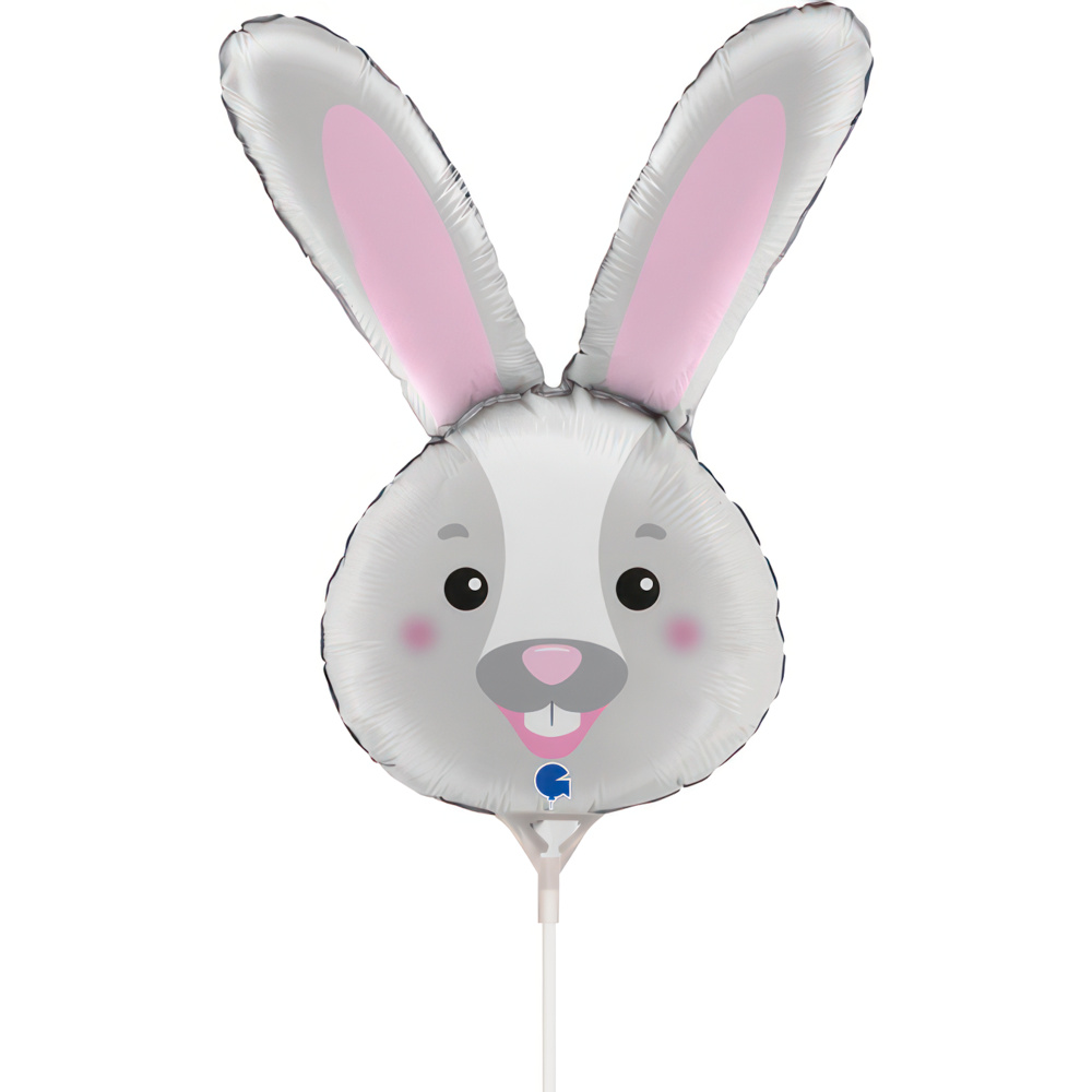 [G72055-B10] Bunny Head - 14 inch - Grabo - 10 Stuks