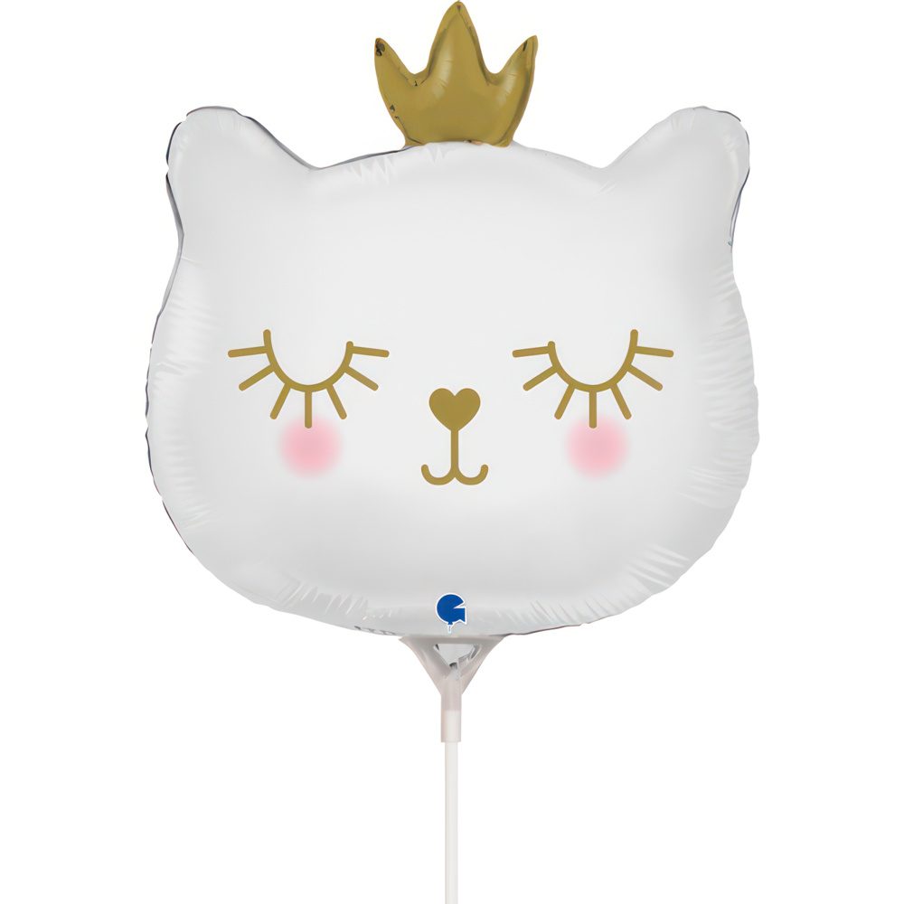 White Cat Crown - 14 inch -Grabo - 10 Pcs