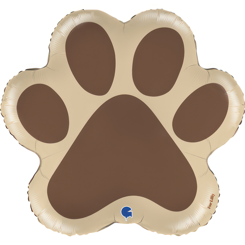 [G72121-P] Paw Print Brown - 24 inch - Grabo