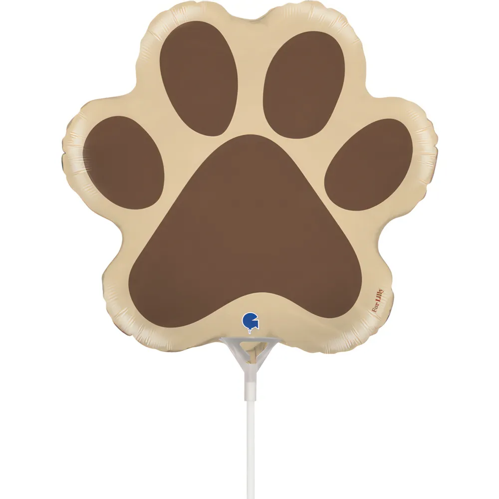 Paw Print Brown - 14 inch - Grabo