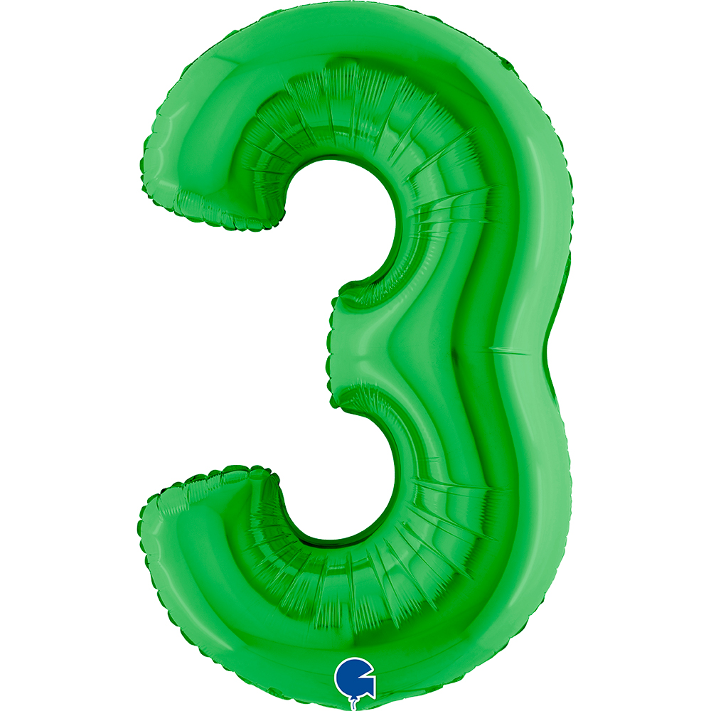 Number 3 - Green - 40 inch - Grabo