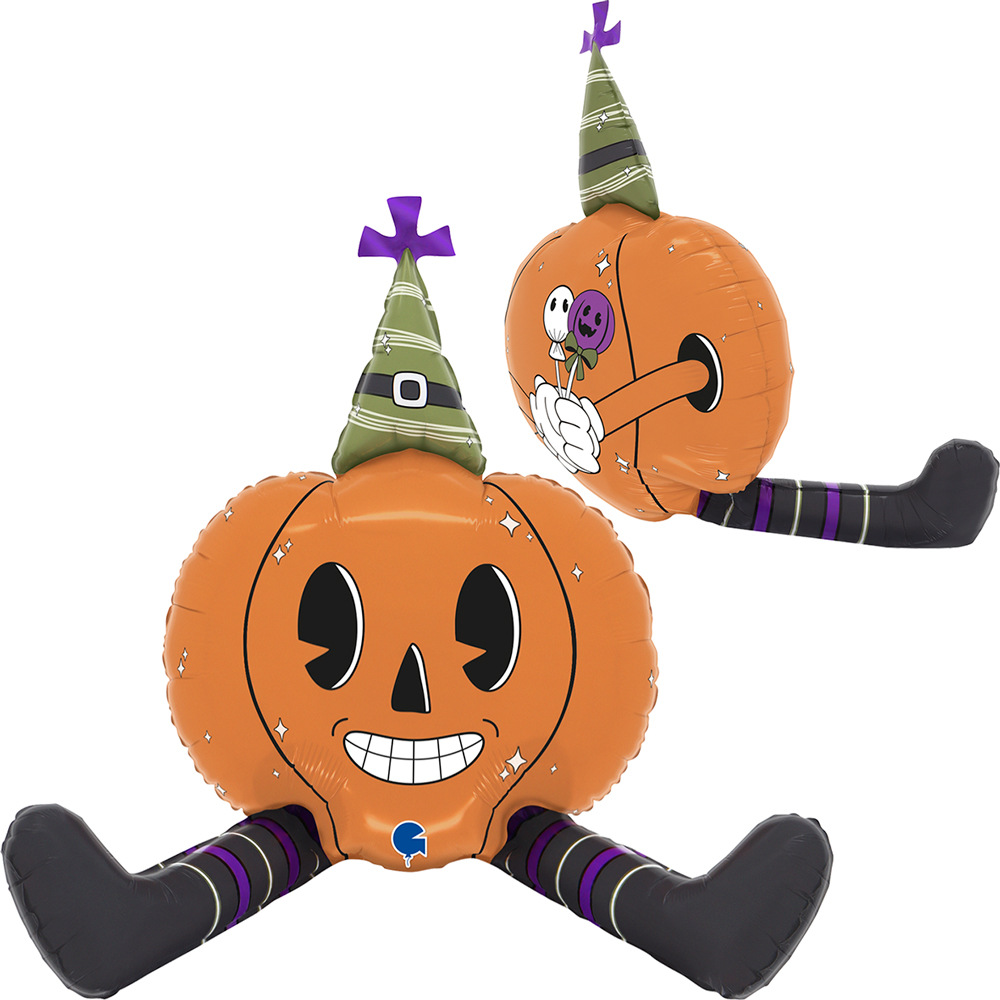 The Sitting Vintage Pumpkin - 21 inch - Grabo