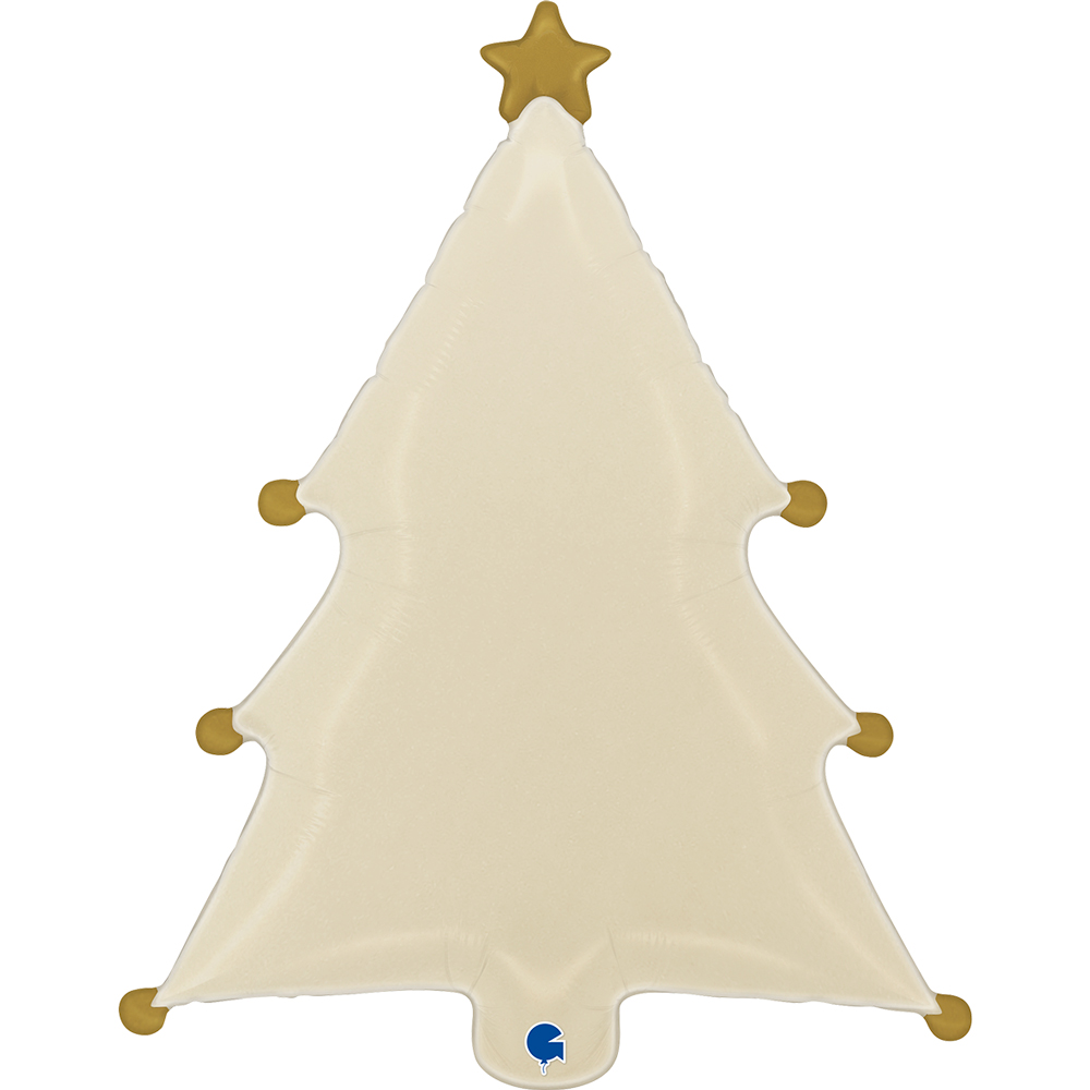 Cream Christmas Tree - 27 inch - Grabo