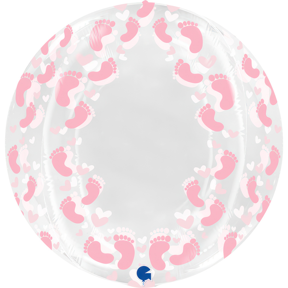 Footprint Pink - Globe - 19 inch - Without Valve - Grabo