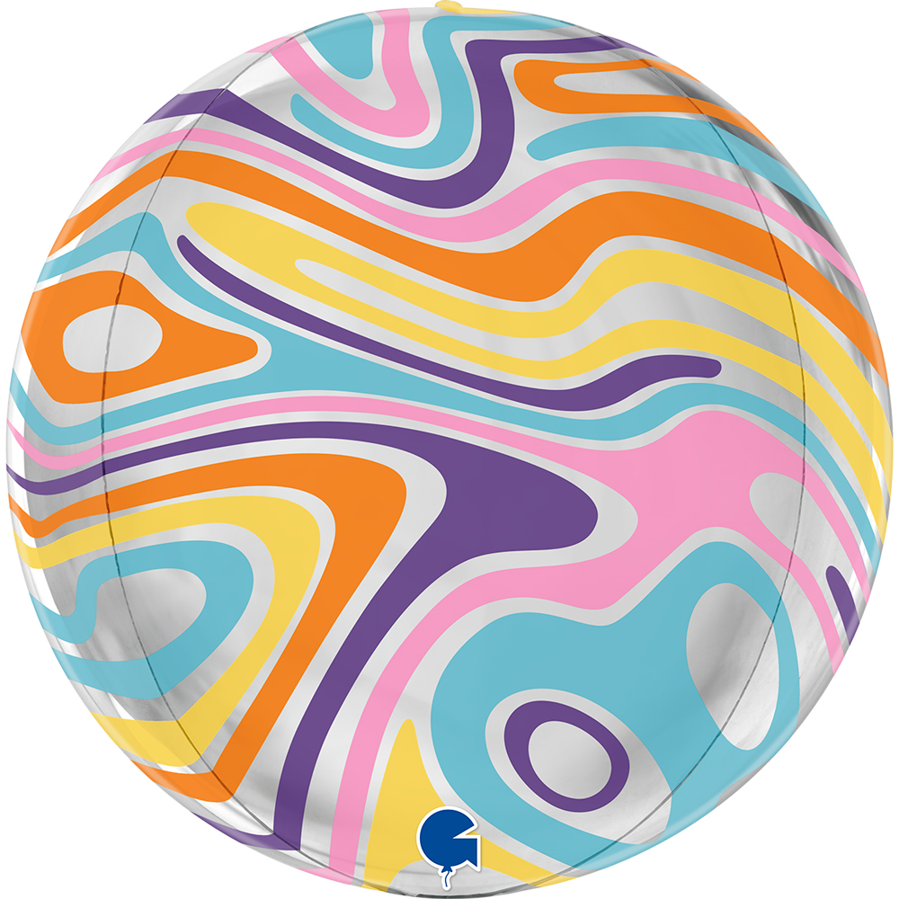 Groovy Marble - Globe - 15 inch - Grabo