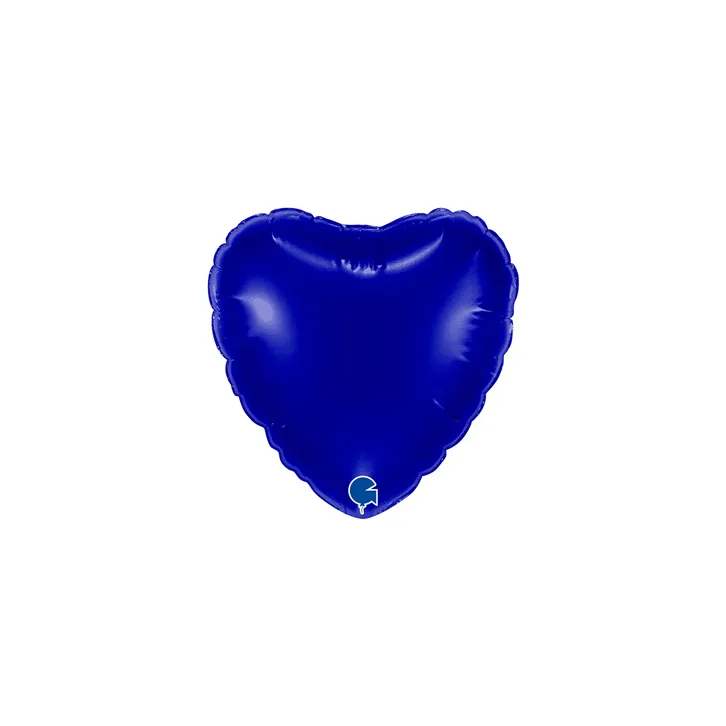 Heart Blue Capri - 4 inch - Grabo - 10 Pcs