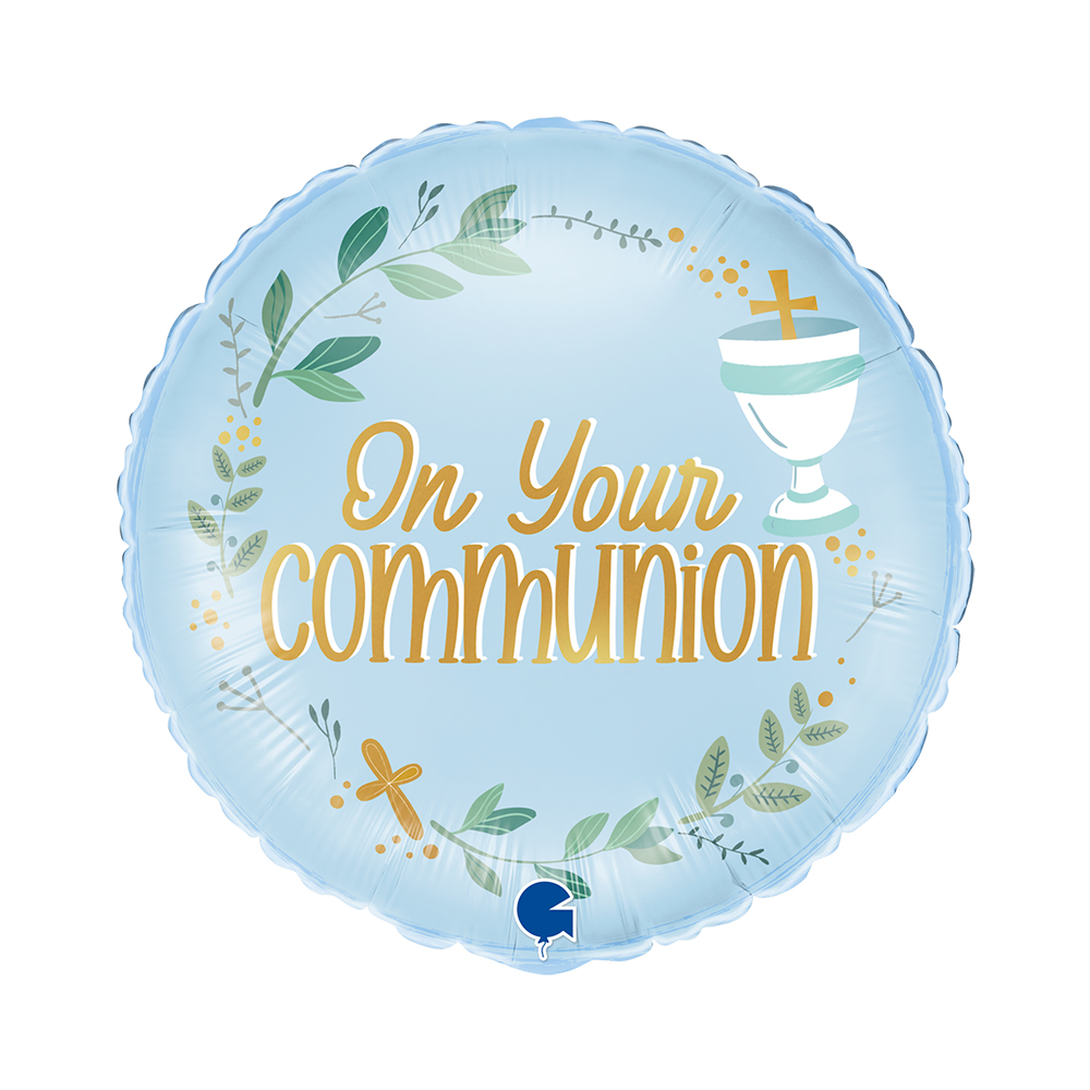 On Your Communion - Blue - 18 inch - Grabo