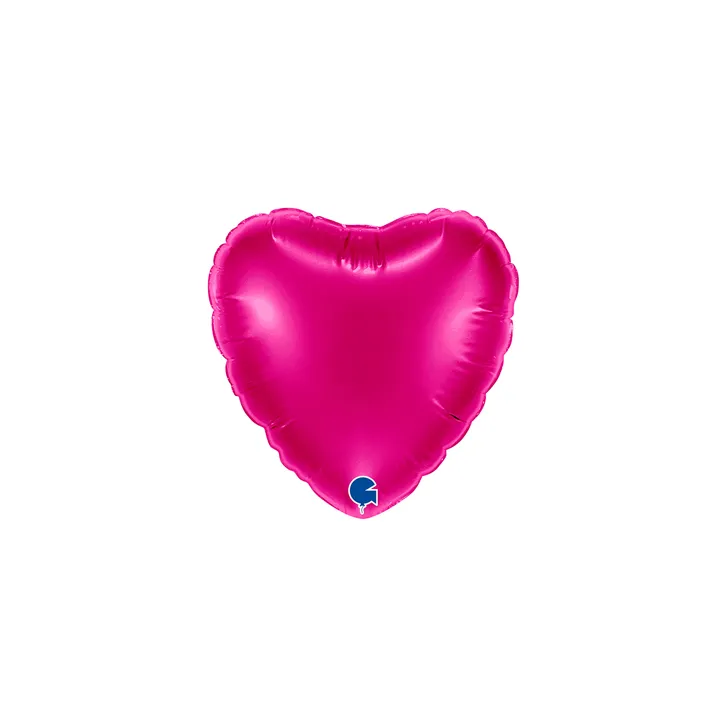 Heart Magenta  - 4 inch - Grabo - 10 Stuks