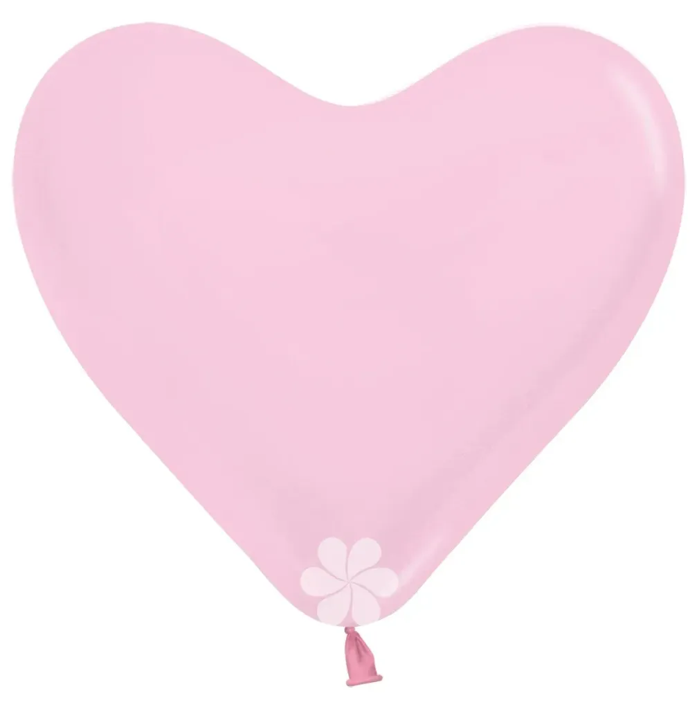 [HRT12009] Heart 12 - Pink - 009 - 50 Pcs
