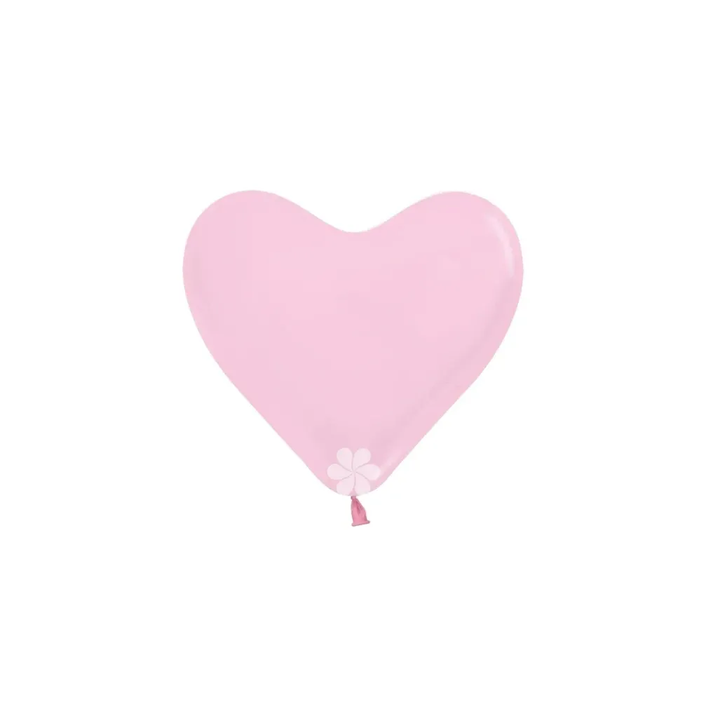 Heart 6 - Pink - 009 - 50 Stuks