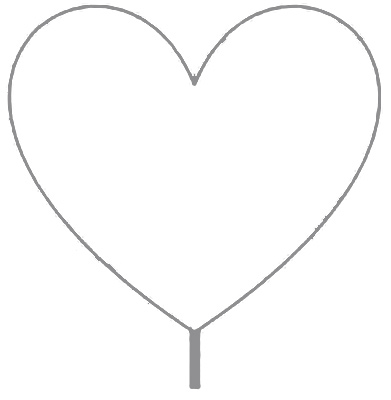 [HRTALU] Frame Heart - Aluminium